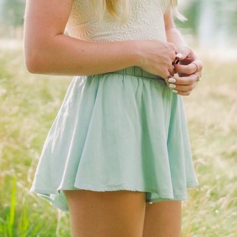 Alterd state green Lenin shorts